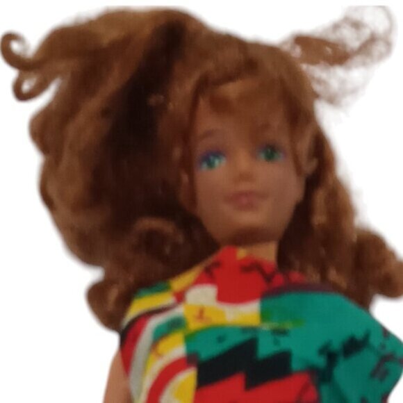 Vtge Mattel Philippines 1966 Twist n'Turn Barbie Doll Red/Brown Hair Green Eyes - Picture 4 of 6